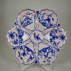 French Faïence Delft-Style Oyster Plate - SOLD